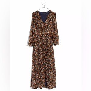 Madewell Nightflower Maxi Dress in Prairie Blossoms size 16